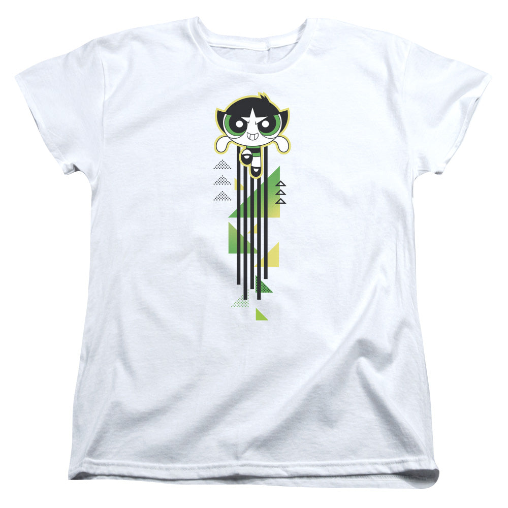 Powerpuff Girls Buttercup Streak Womens T Shirt White