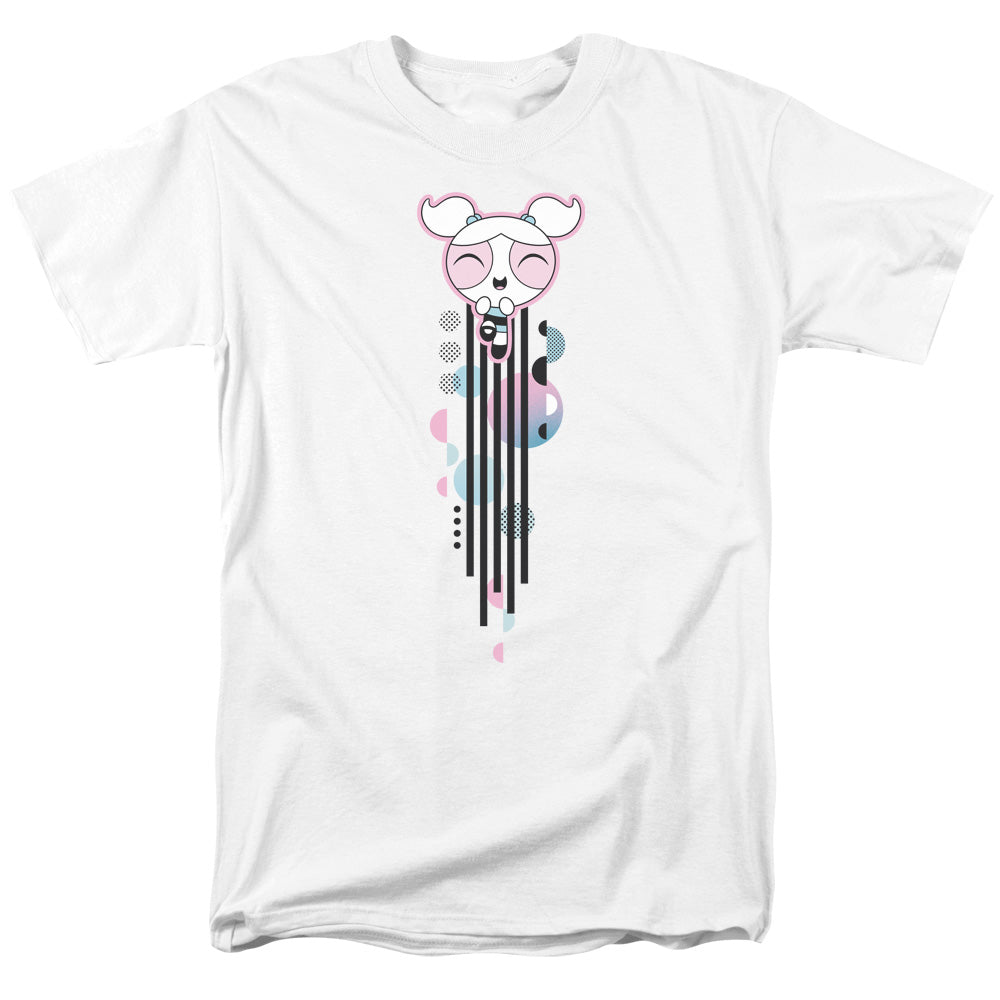 Powerpuff Girls Bubbles Streak Mens T Shirt White