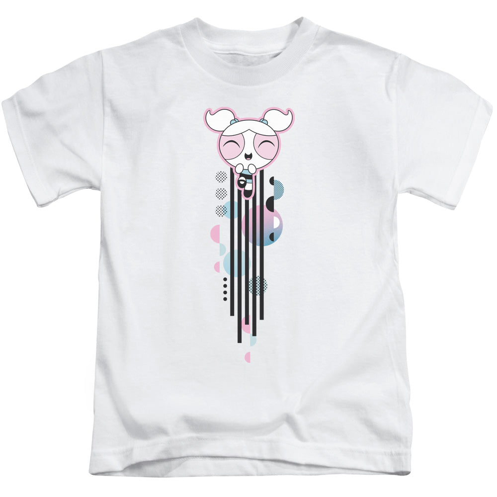 Powerpuff Girls Bubbles Streak Juvenile Kids Youth T Shirt White 