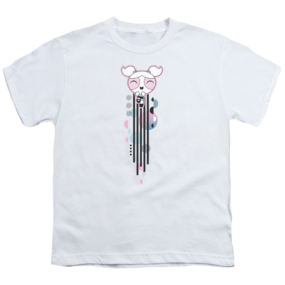 Powerpuff Girls Bubbles Streak Kids Youth T Shirt White