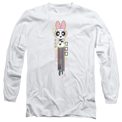 Powerpuff Girls Blossom Streak Mens Long Sleeve Shirt White