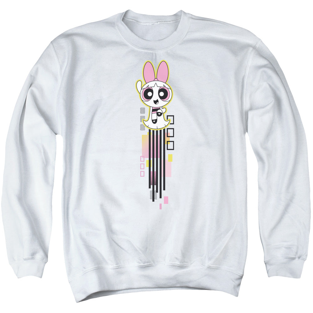 Powerpuff Girls Blossom Streak Mens Crewneck Sweatshirt White