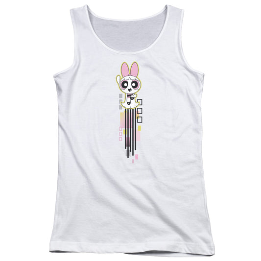 Powerpuff Girls Blossom Streak Womens Tank Top Shirt White