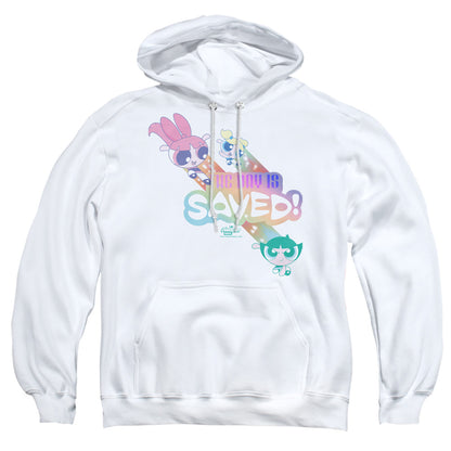 Powerpuff Girls The Day Is Saved Mens Hoodie White Officially Licensed