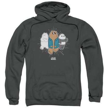 We Bare Bears Jacket Mens Hoodie Charcoal