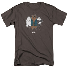 Load image into Gallery viewer, We Bare Bears Jacket Mens T Shirt Charcoal