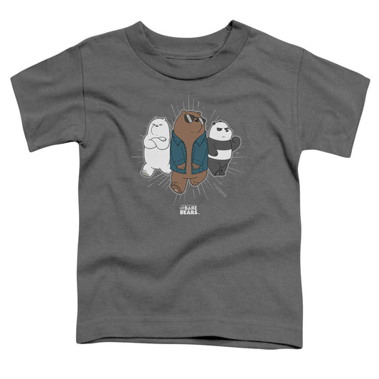 We Bare Bears Jacket Toddler Kids Youth T Shirt Charcoal