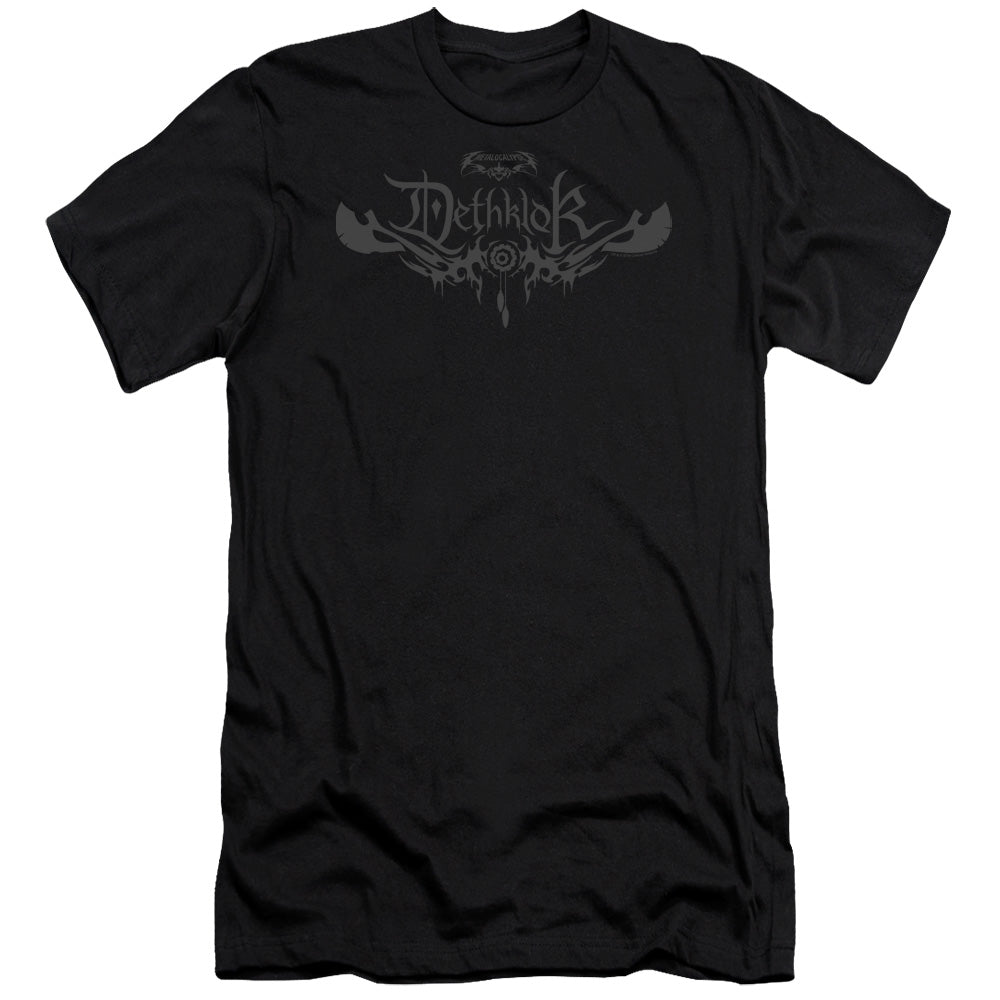Metalocalypse Dethklok Logo Premium Bella Canvas Slim Fit Mens T Shirt Black