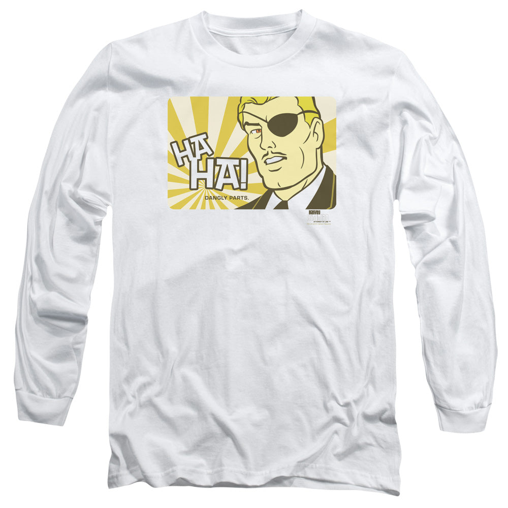 Harvey Birdman Phil Ken Sebben Mens Long Sleeve Shirt White