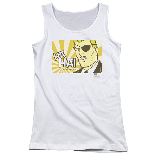 Harvey Birdman Phil Ken Sebben Womens Tank Top Shirt White