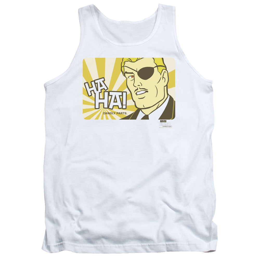 Harvey Birdman Phil Ken Sebben Mens Tank Top Shirt White