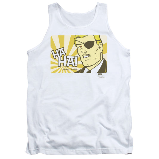 Harvey Birdman Phil Ken Sebben Mens Tank Top Shirt White