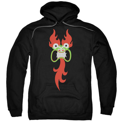 Samurai Jack Aku Face Mens Hoodie Black