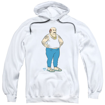 Aqua Teen Hunger Force Carl Mens Hoodie White