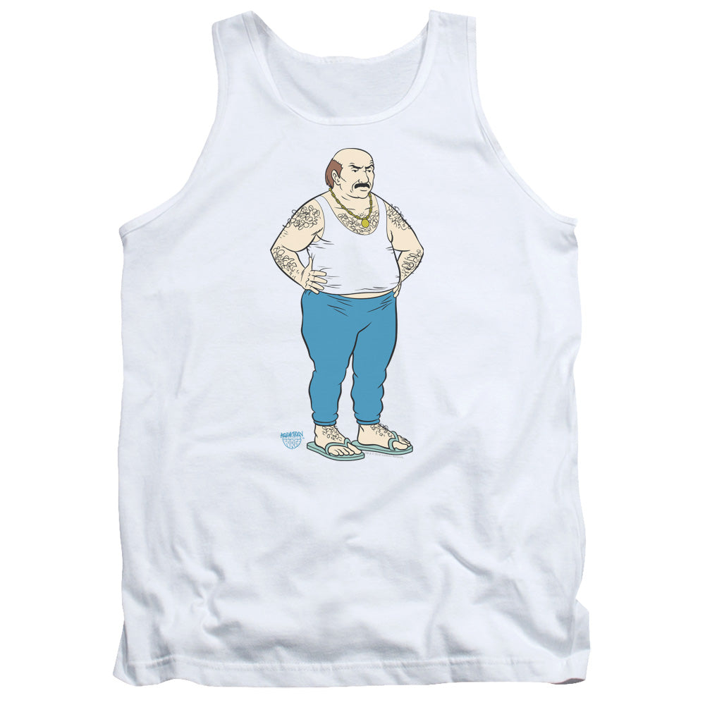 Aqua Teen Hunger Force Carl Mens Tank Top Shirt White