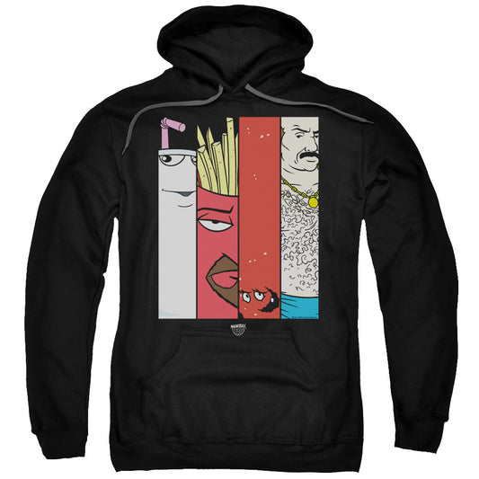 Aqua Teen Hunger Force Group 2 Tiles Mens Hoodie Black