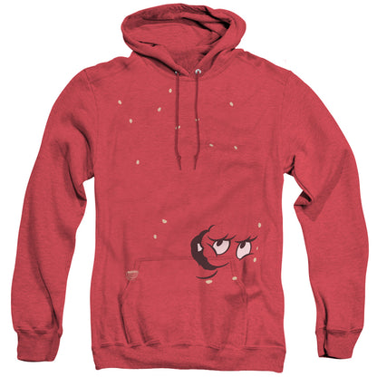 Aqua Teen Hunger Force Meatwad Mens Heather Hoodie Red Officially Licensed