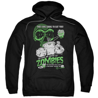 Aqua Teen Hunger Force Zombies Mens Hoodie Black