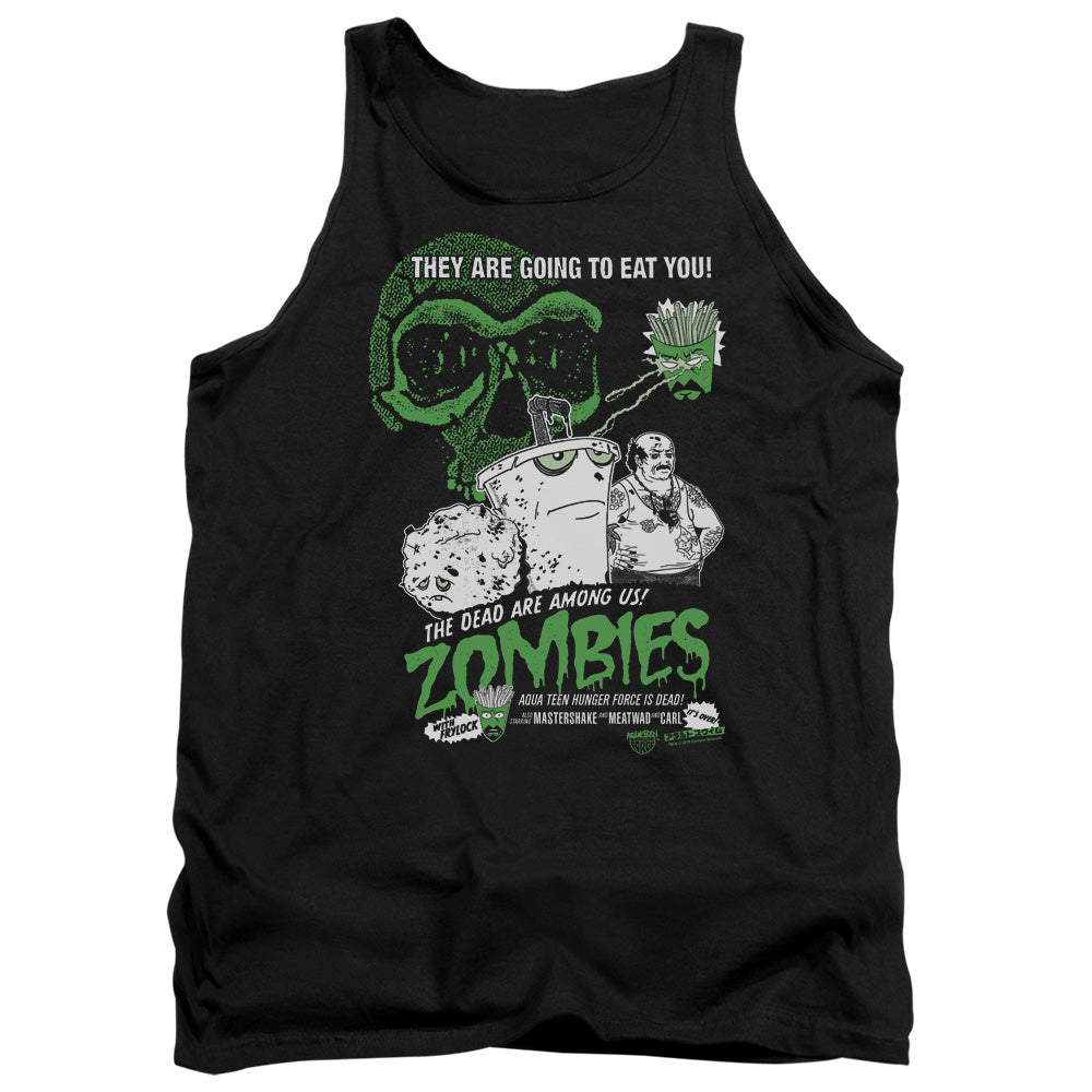 Aqua Teen Hunger Force Zombies Mens Tank Top Shirt Black