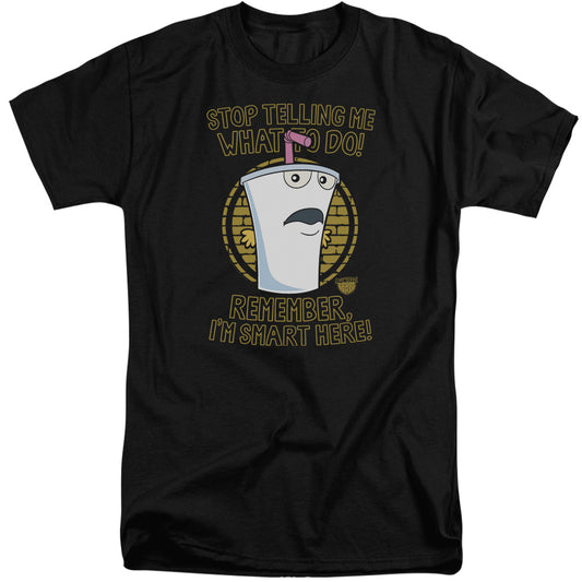 Aqua Teen Hunger Force Stop Mens Tall T Shirt Black