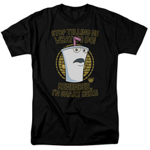 Load image into Gallery viewer, Aqua Teen Hunger Force Stop Mens T Shirt Black