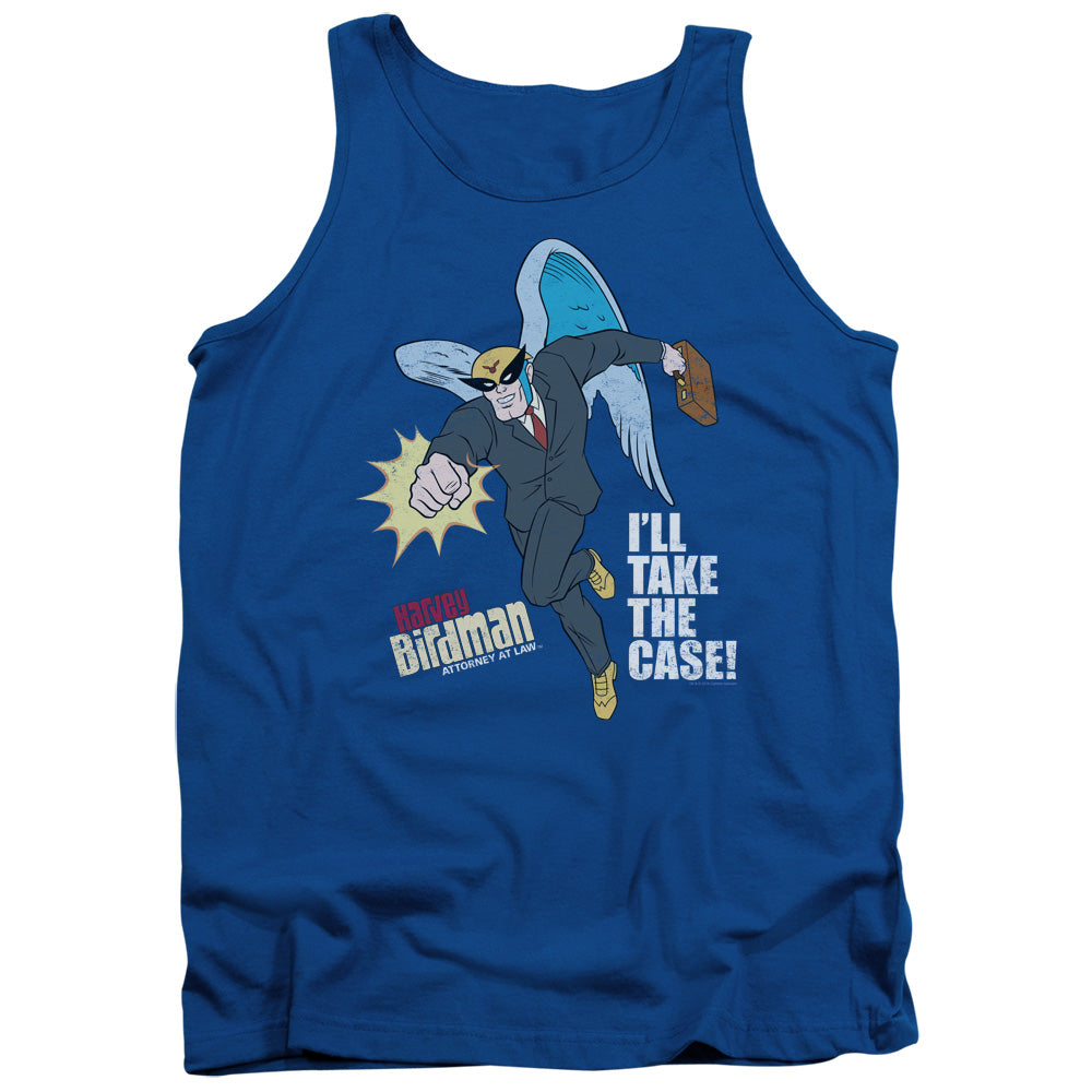 The Venture Bros Take the Case Mens Tank Top Shirt Royal Blue