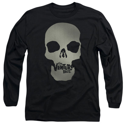 The Venture Bros Skull Logo Mens Long Sleeve Shirt Black