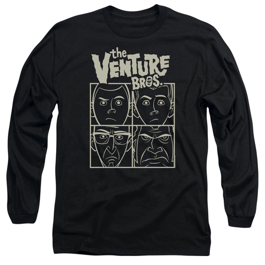 The Venture Bros Venture Mens Long Sleeve Shirt Black