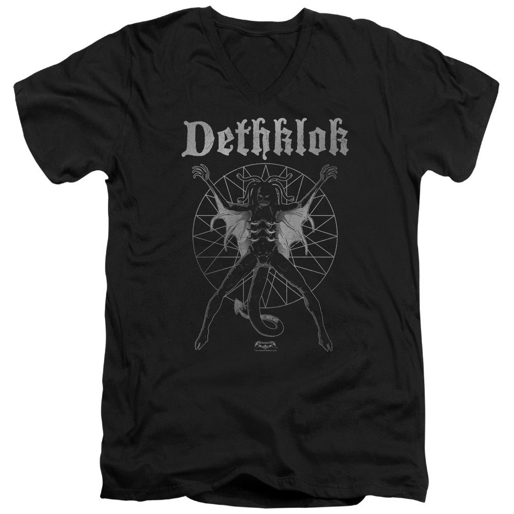 Metalocalypse Sigil Mens Slim Fit V Neck T Shirt Black