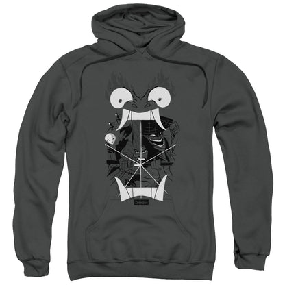 Samurai Jack Divisive Mens Hoodie Charcoal