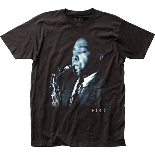 Charlie Parker Bird Mens T Shirt Black