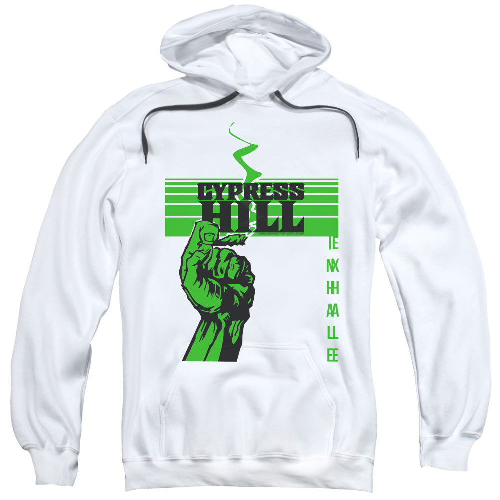 Cypress Hill Inhale Exhale Mens Hoodie White