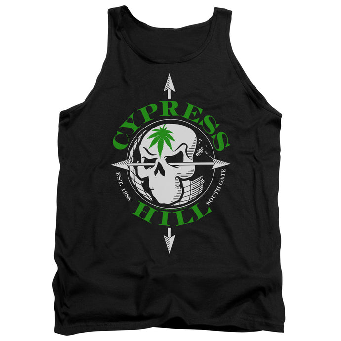 Cypress Hill Skull and Arrows Mens Tank Top Shirt Black