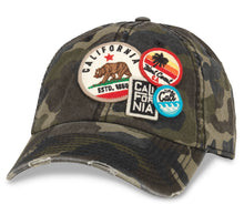 Load image into Gallery viewer, Cali California Iconic Curved Bill Hat Camouflage