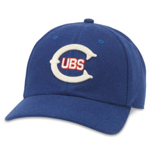 Load image into Gallery viewer, Cleveland Cubs Archive Legend NL Curved Bill Hat Royal Blue