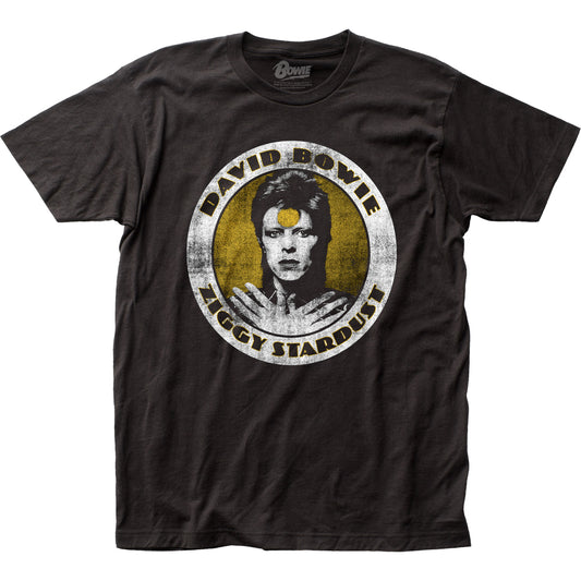 David Bowie Ziggy Stardust Mens T Shirt Black