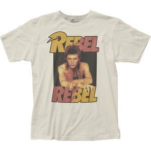 David Bowie Rebel Rebel Mens T Shirt Natural