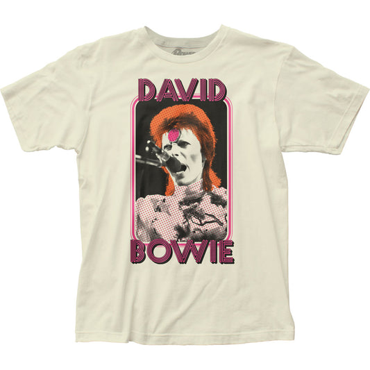 David Bowie Framed 3 Color Mens T Shirt Vintage White