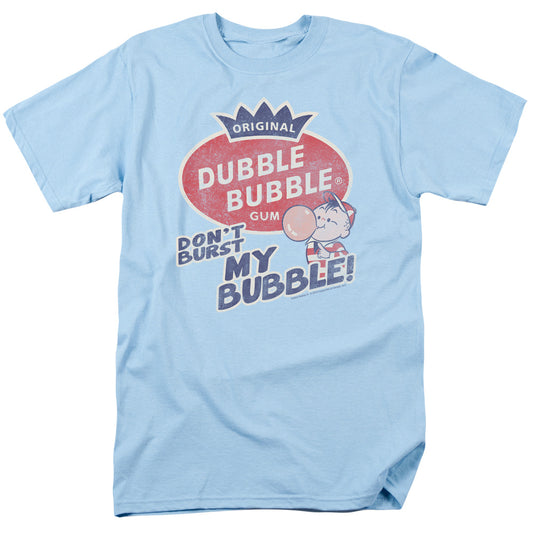 Dubble Bubble Burst Bubble Mens T Shirt Light Blue