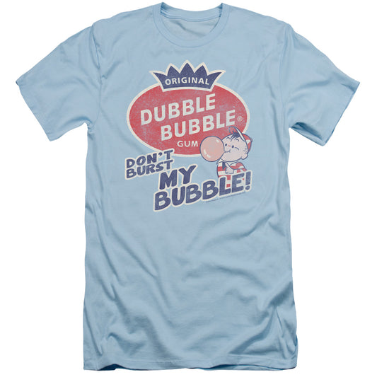 Dubble Bubble Burst Bubble Slim Fit Mens T Shirt Light Blue