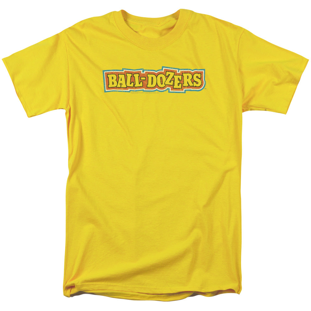 Dubble Bubble Balldozers Mens T Shirt Yellow