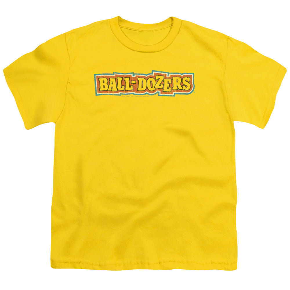 Dubble Bubble Balldozers Kids Youth T Shirt Yellow