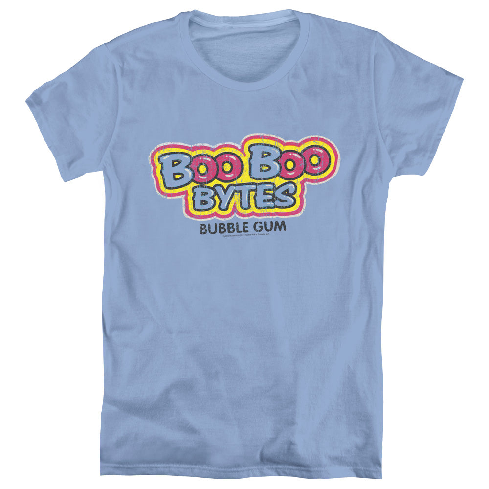 Dubble Bubble Boo Boo Womens T Shirt Carolina Blue