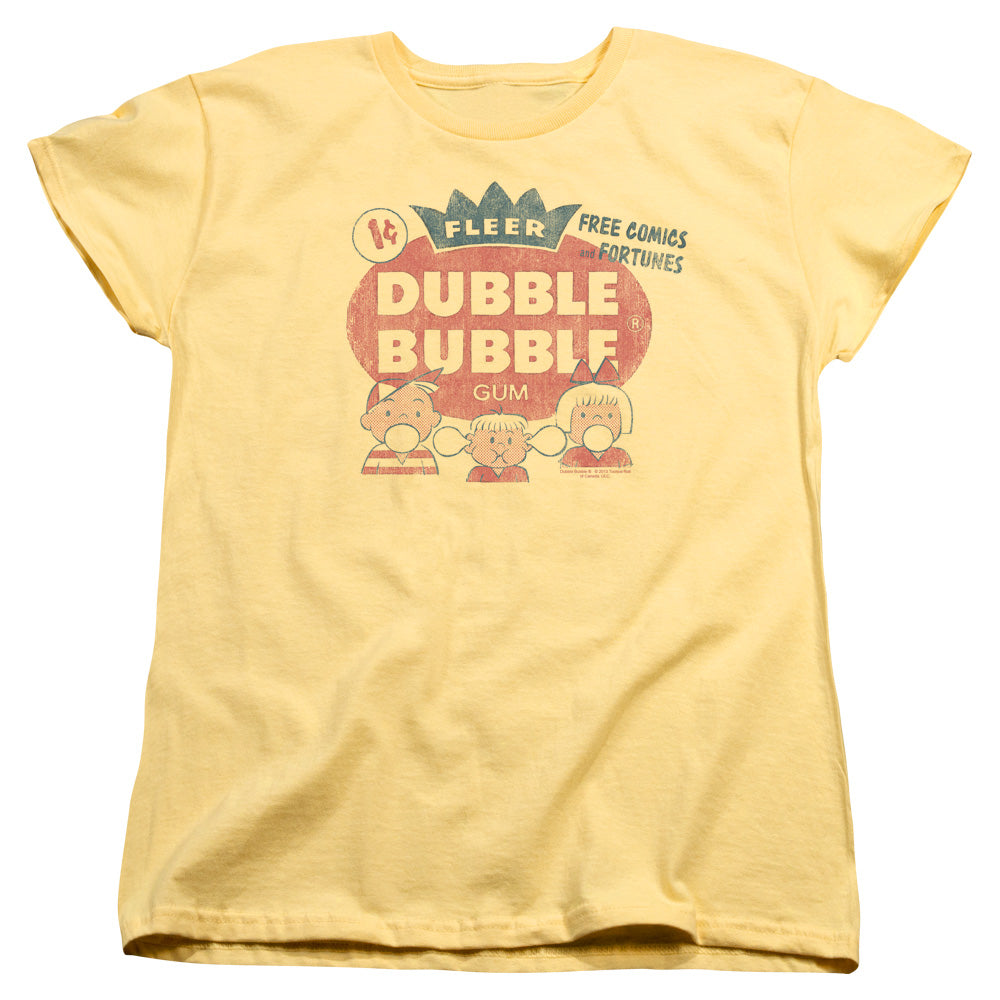 Dubble Bubble One Cent Womens T Shirt Banana