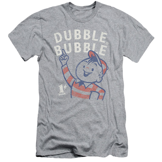 Dubble Bubble Pointing Slim Fit Mens T Shirt Athletic Heather