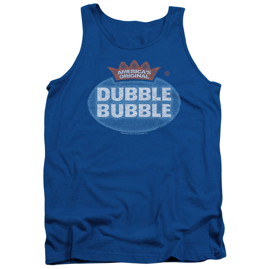 Dubble Bubble Vintage Logo Mens Tank Top Shirt Royal Blue