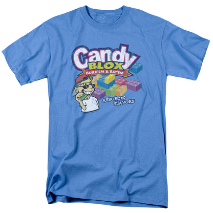 Dubble Bubble Candy Blox Mens T Shirt Carolina Blue