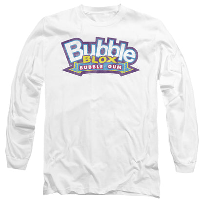 Dubble Bubble Bubble Blox Mens Long Sleeve Shirt White