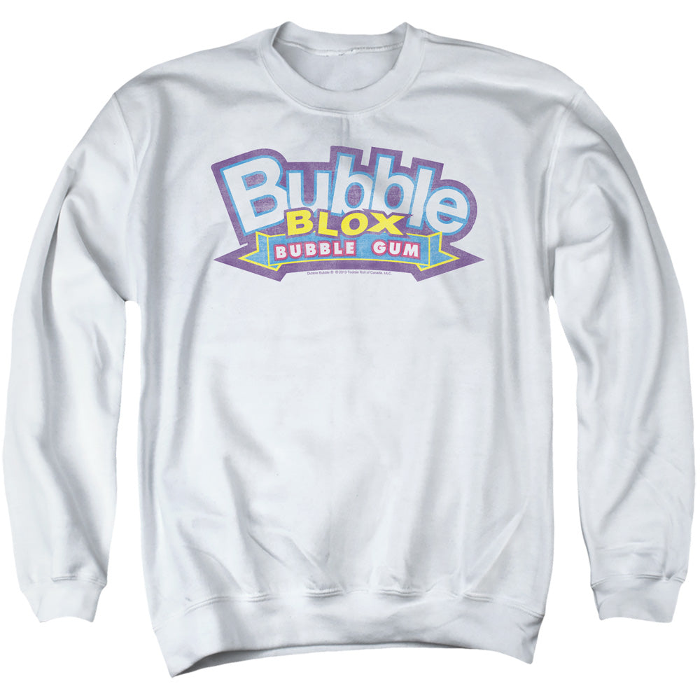 Dubble Bubble Bubble Blox Mens Crewneck Sweatshirt White