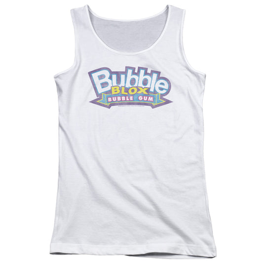 Dubble Bubble Bubble Blox Womens Tank Top Shirt White